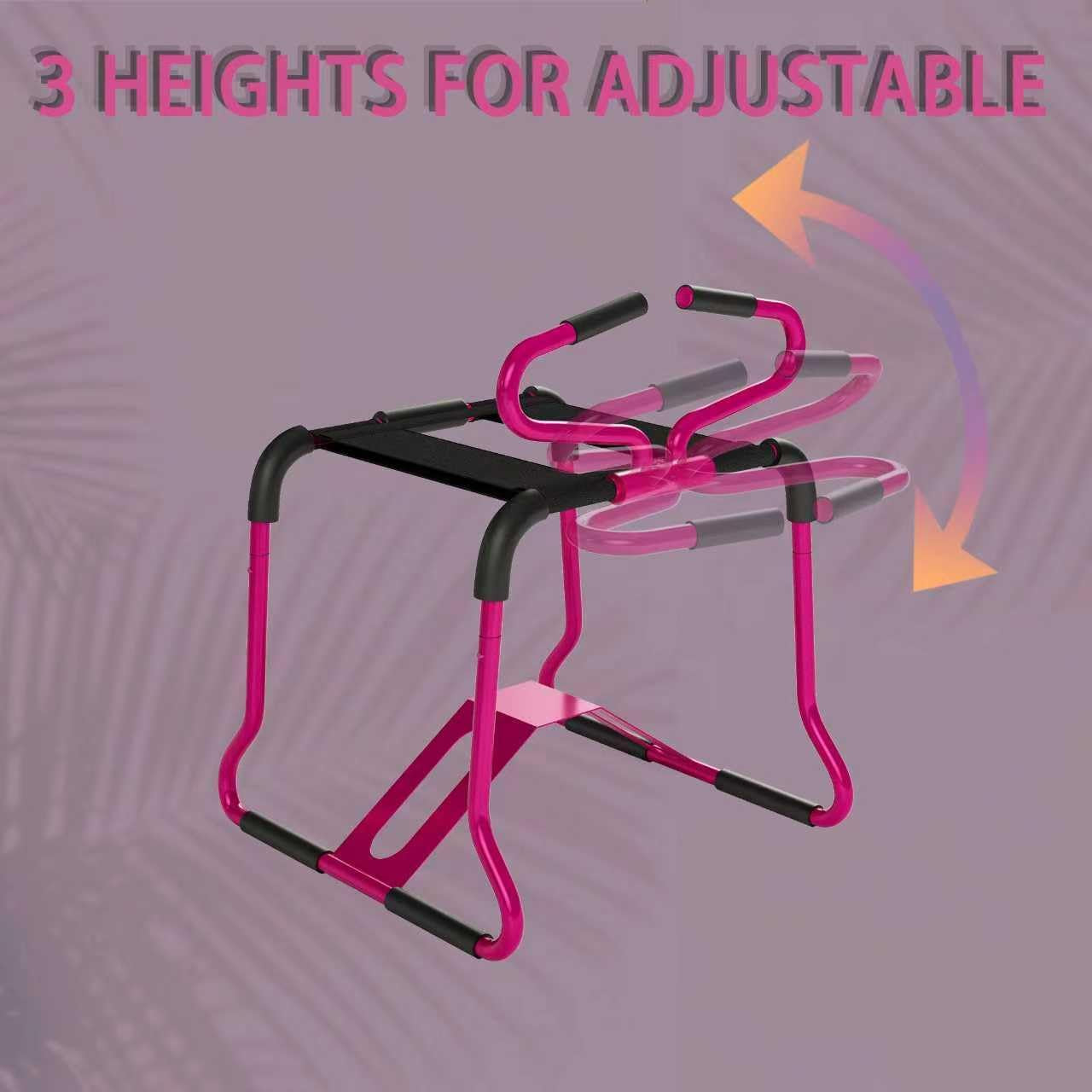 BlushVixen Pink Sex Chair | 350lb Position Stool