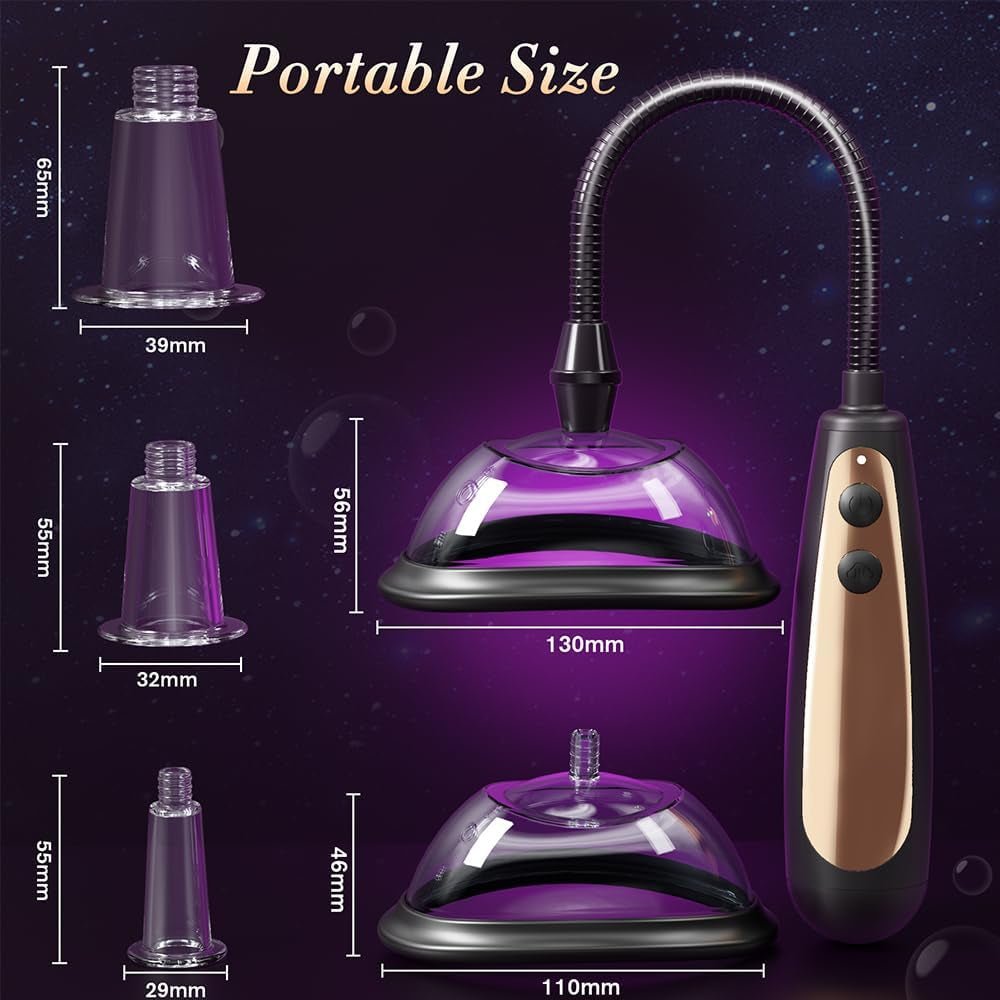 VirexaPro Electric Pussy Pump 5 Cups 2 Modes - SinfulX - Personal Care > Sexual Wellness > Pussy Pump