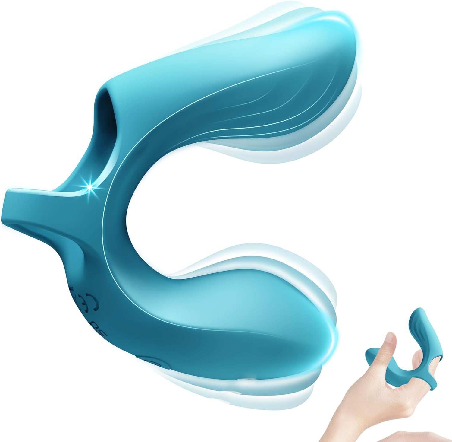 DualiX Dual Motor Finger Vibrator 10 Modes Waterproof - SinfulX - Personal Care > Sexual Wellness > Finger Vibrator