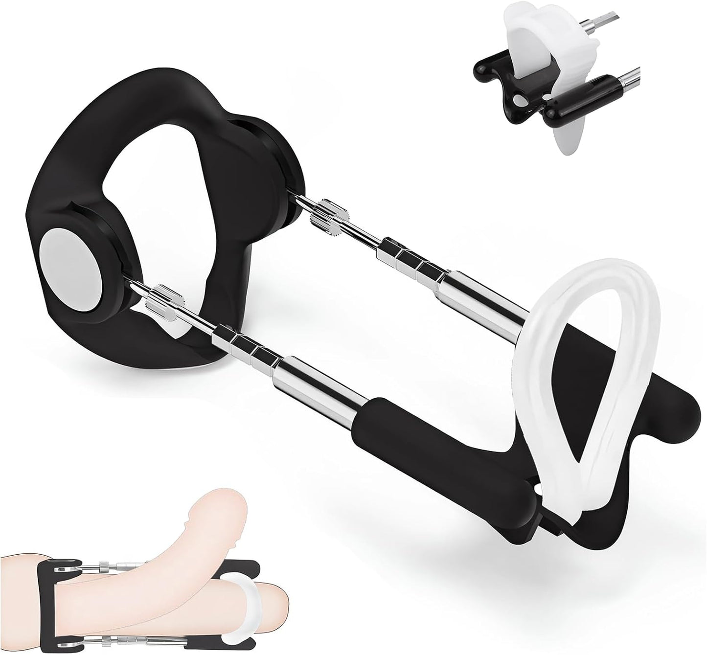 Penis Extender Penis Pump Kit, Sex Toys - Pumps & Enlargers for Men, Effective Wearable Male Penis Extension Device, Adjustable Penis Stretcher Device Adult Sex Toys & Games - SinfulX - 
