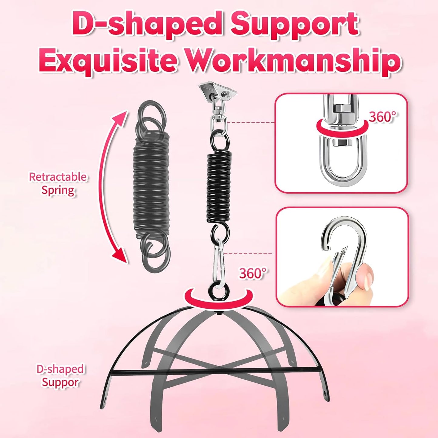 OrbitLift 360° Rotating Sex Swing 800lb - SinfulX - 