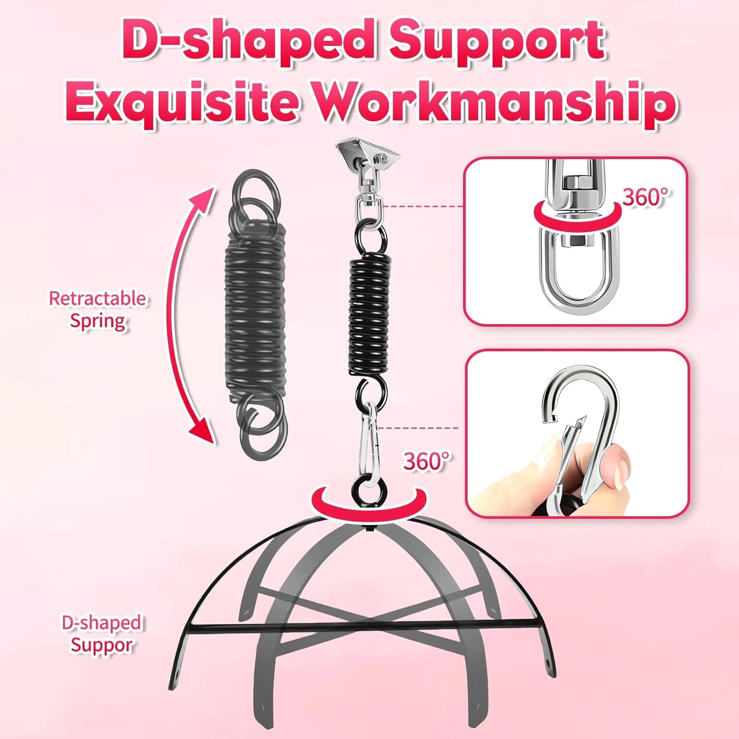 OrbitLift 360° Rotating Sex Swing 800lb - SinfulX - 