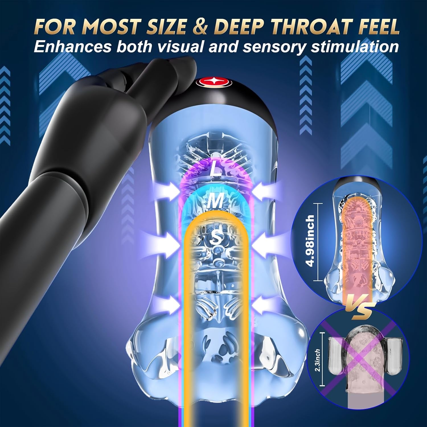 VibeView App - Controlled Transparent Stroker - SinfulX - 