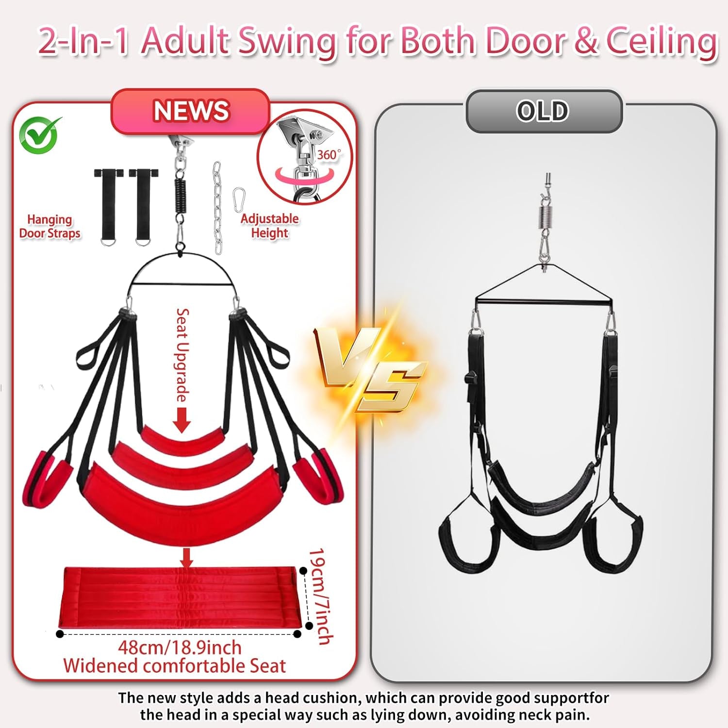 AeroSpin 360° Adjustable Premium Sex Swing - SinfulX - 