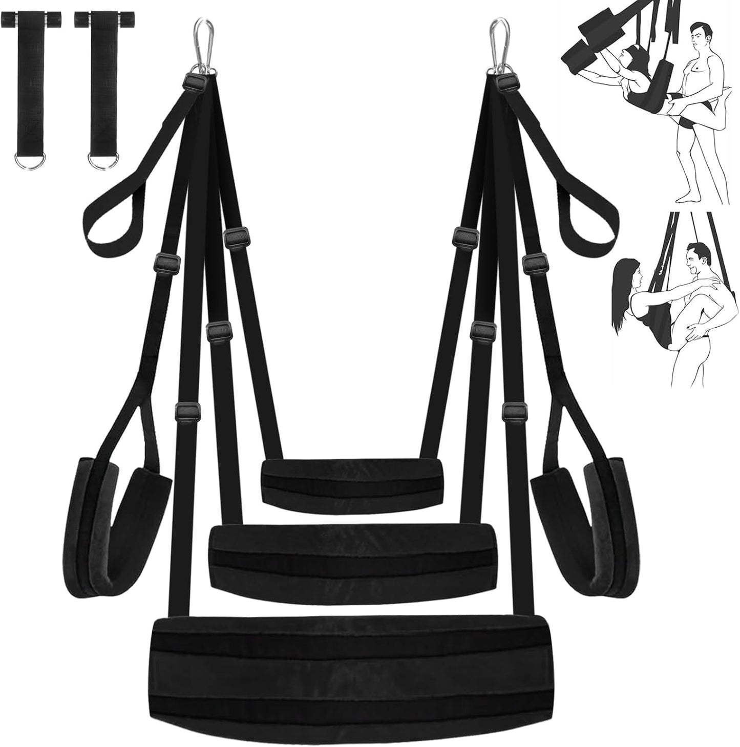 PlushBond BDSM Door Sex Swing Plush Cushions - SinfulX - 