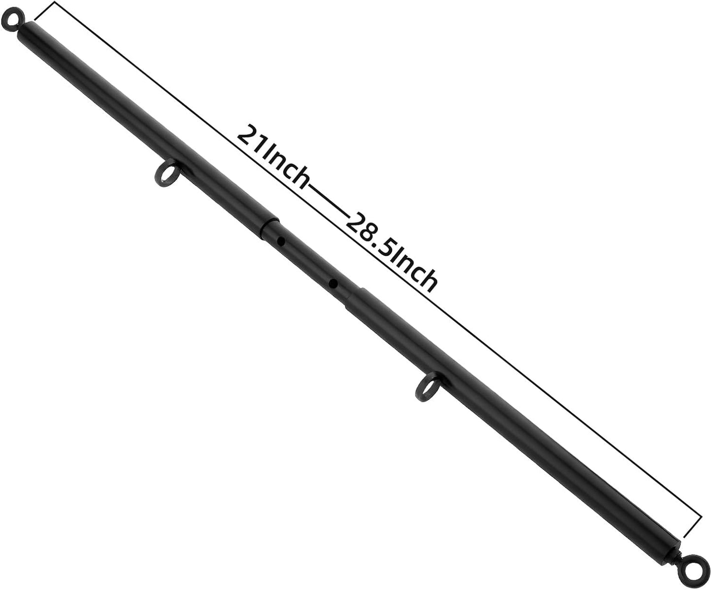 Spreader Bar Heavy Duty Stainless Steel Swiveling Bar with 4 Pcs PU Cushioned Home Gym Equipment Straps for Yoga, Pilates, Fitness Training and More. - SinfulX - 