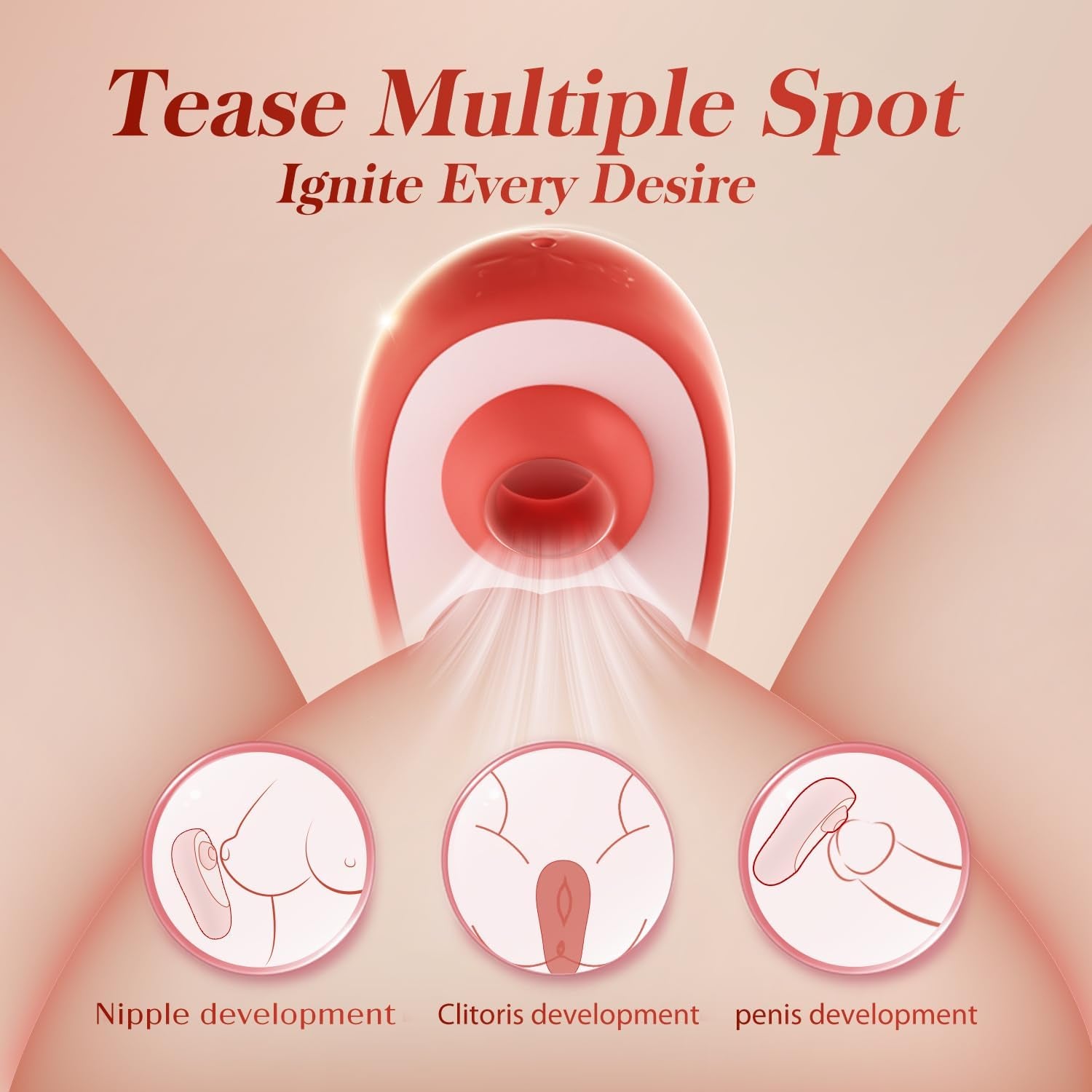 Sucking Vibrator Sex Toys for Women – 7 Sucking Vibrating Modes Clitoral Stimulator, Rechargeable Mini Discreet Adult Toys for Female Couples Men Rose Sex Toy - SinfulX - 