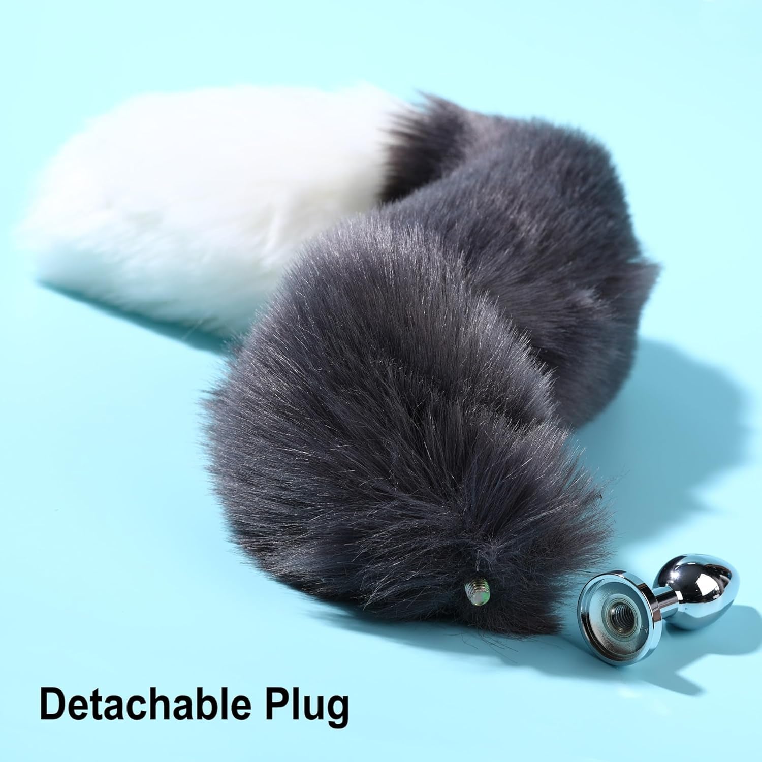FoxyLuxe Fox Tail Butt Plug with Detachable Tail - SinfulX - 