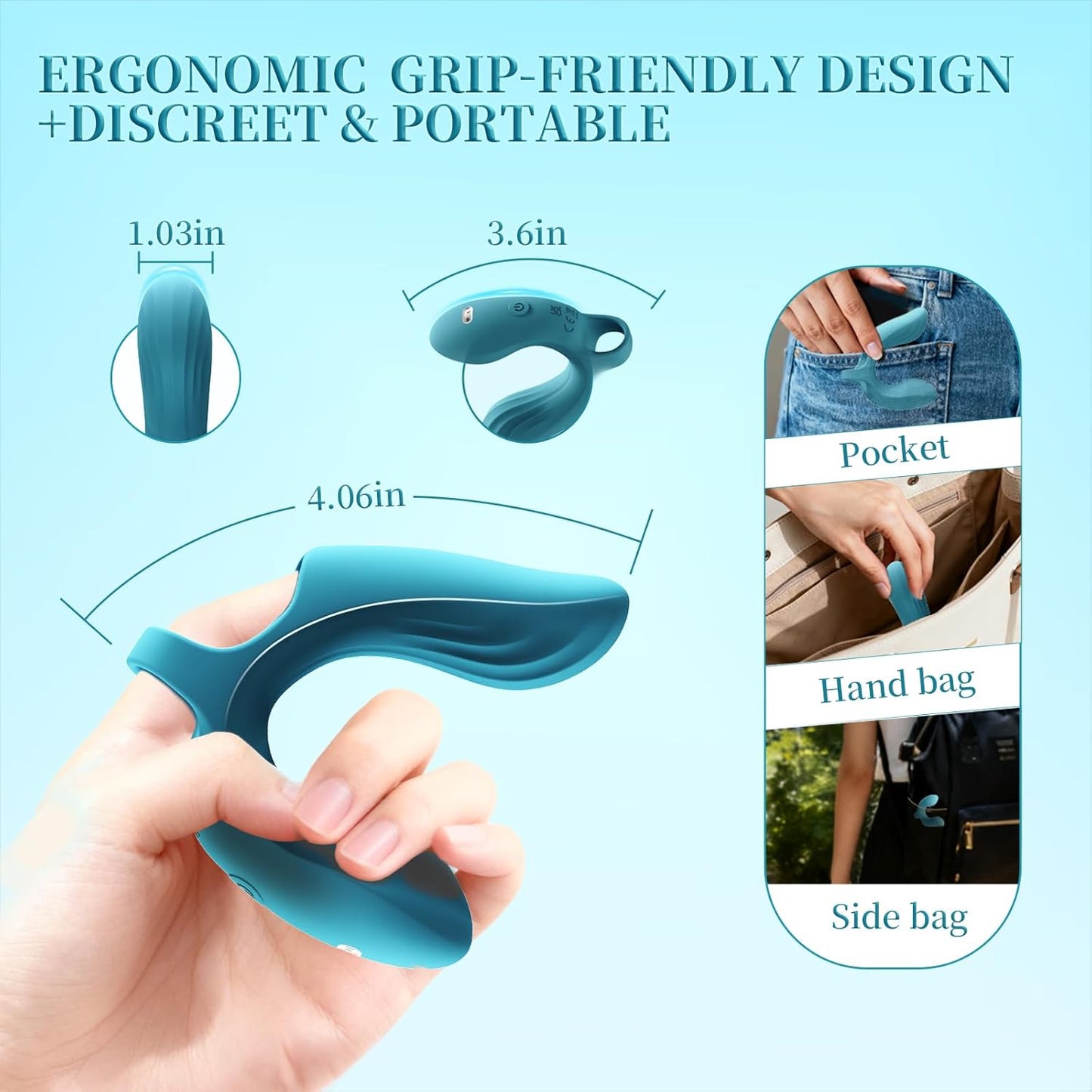 DualiX Dual Motor Finger Vibrator 10 Modes Waterproof - SinfulX - Personal Care > Sexual Wellness > Finger Vibrator