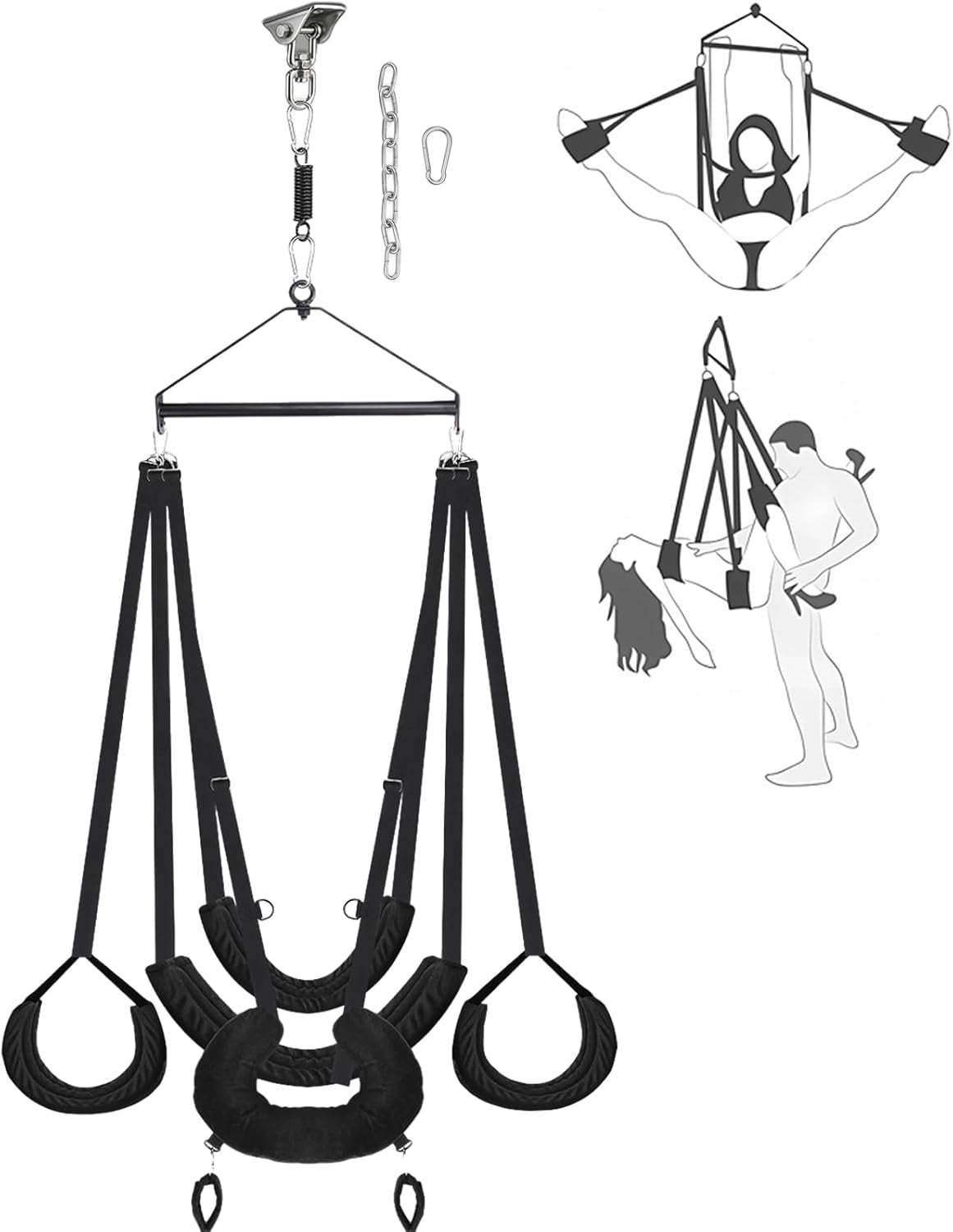 OrbitLux 360° Adjustable Ceiling Sex Swing - SinfulX - 