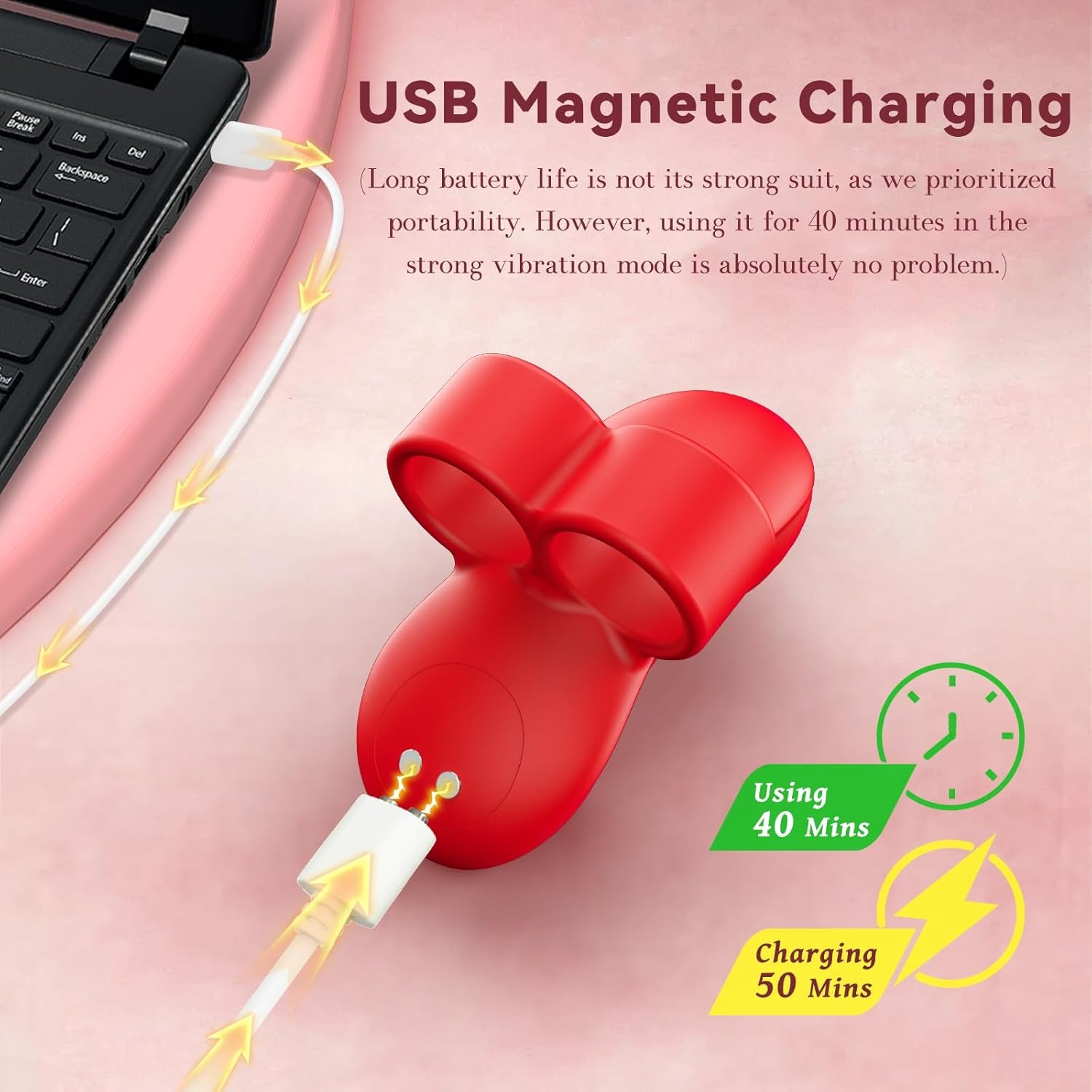 Vibrator Mini Finger Vibrator Sex Toys Adult Toys 10 Vibration Modes Vibrators Female Sex Toy Couples Bullet Vibrators Clitoral Stimulator Nipple Vibrator Adult Sex Toys & Games Women Pleaseure
