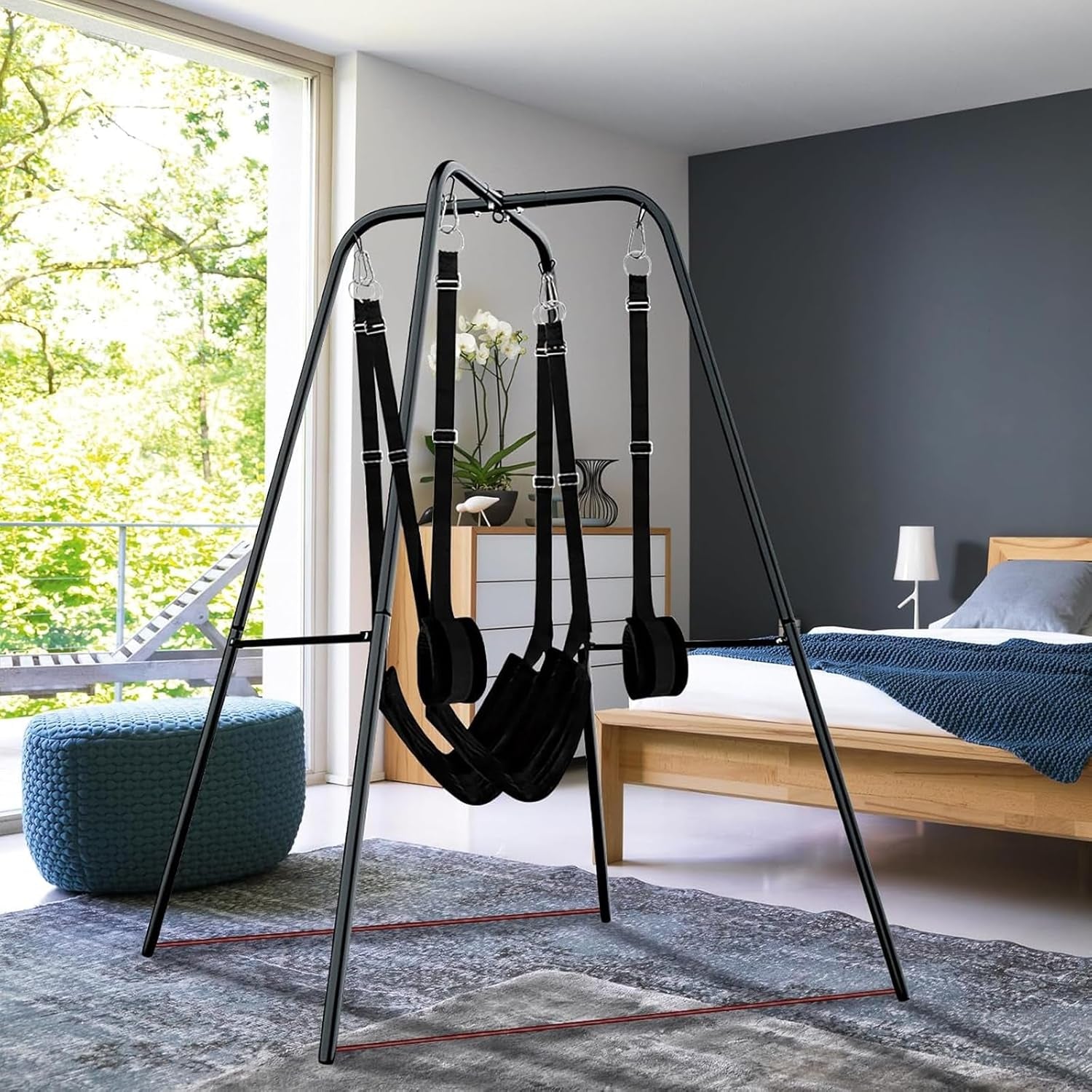 SteelFrame Freestanding Sex Swing Stand 400lb - SinfulX - 