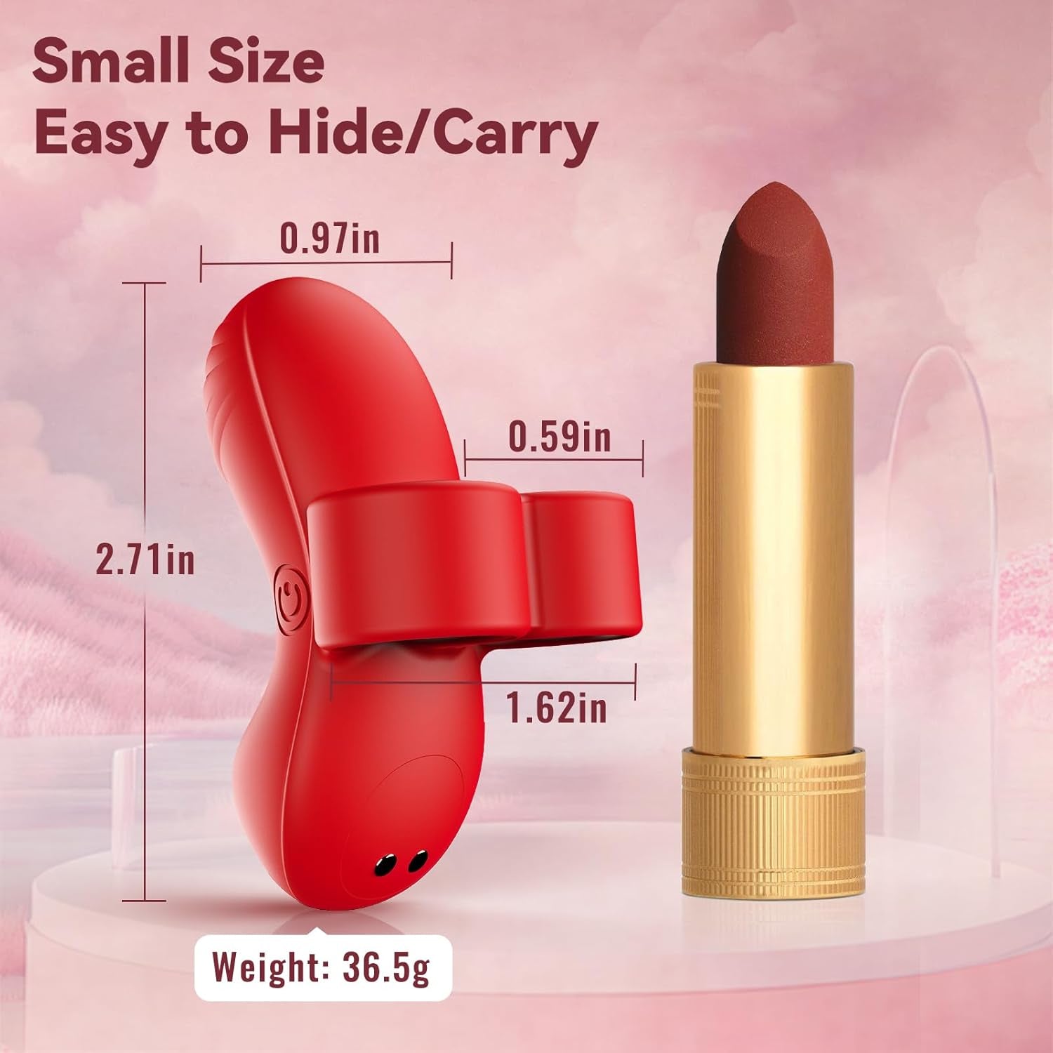 Vibrator Mini Finger Vibrator Sex Toys Adult Toys 10 Vibration Modes Vibrators Female Sex Toy Couples Bullet Vibrators Clitoral Stimulator Nipple Vibrator Adult Sex Toys & Games Women Pleaseure