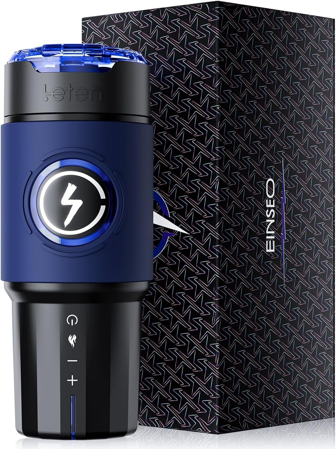 Male Masturbator Sex Toys for Men - Thrusting Male Stroker with 360° Heating, 5 - Speed Smooth Motion Blowjob Adult Men'S Sex Toy, Silent Brushless Motor, Soft Sleeve & Magnetic Phone Mount - SinfulX - 