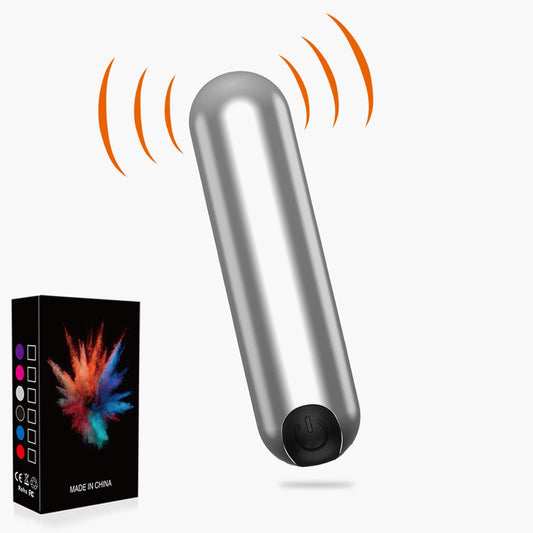 SilverPulse Mini Bullet Vibrator 10 Modes Quiet Waterproof - SinfulX - Personal Care > Sexual Wellness > Bullet Vibrator