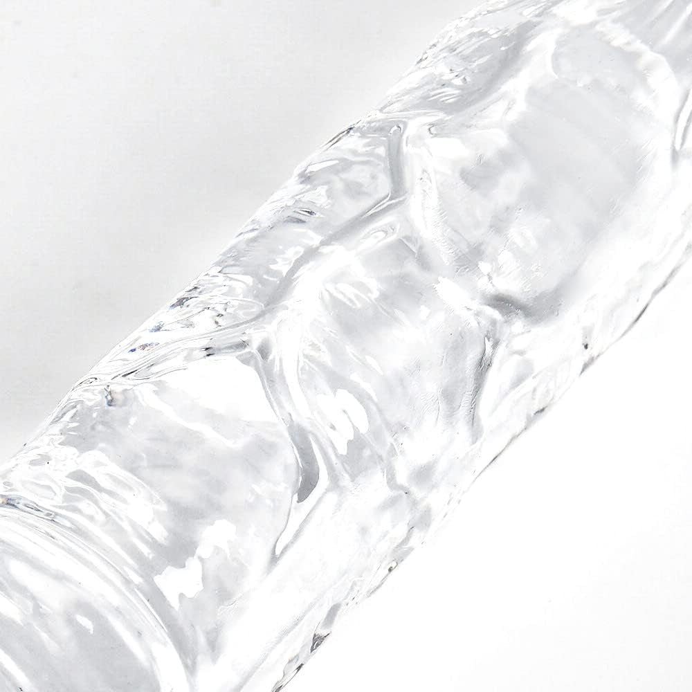 18 * 1.6 Inches Huge Double - Ended Thick Big Dildos for Women, Realistic Dildo for Anal Vagina Simulation, Super Long for Couple Men Women Lesbian Gay Play (Clear) - SinfulX - 