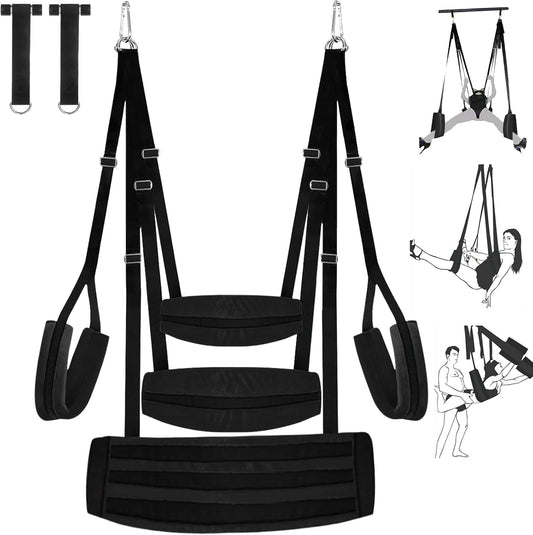 TitanLuxe Heavy Duty 800lb Sex Swing Adjustable - SinfulX - Personal Care > Sexual Wellness > Sex Swing