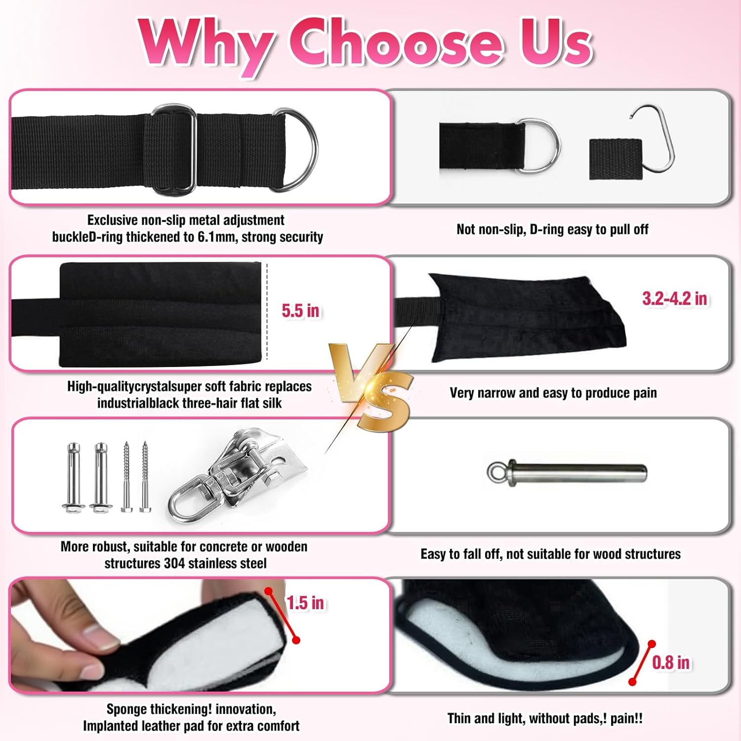 OrbitraX 360° Ceiling Sex Swing Wide Cushion - SinfulX - Personal Care > Sexual Wellness > Sex Swing