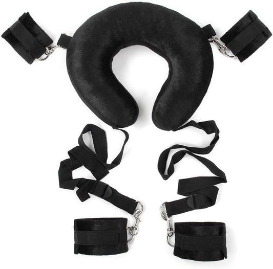 VelvetAnchor BDSM Sling with Neck Pillow & Cuffs - SinfulX - Personal Care > Sexual Wellness > Sex Sling