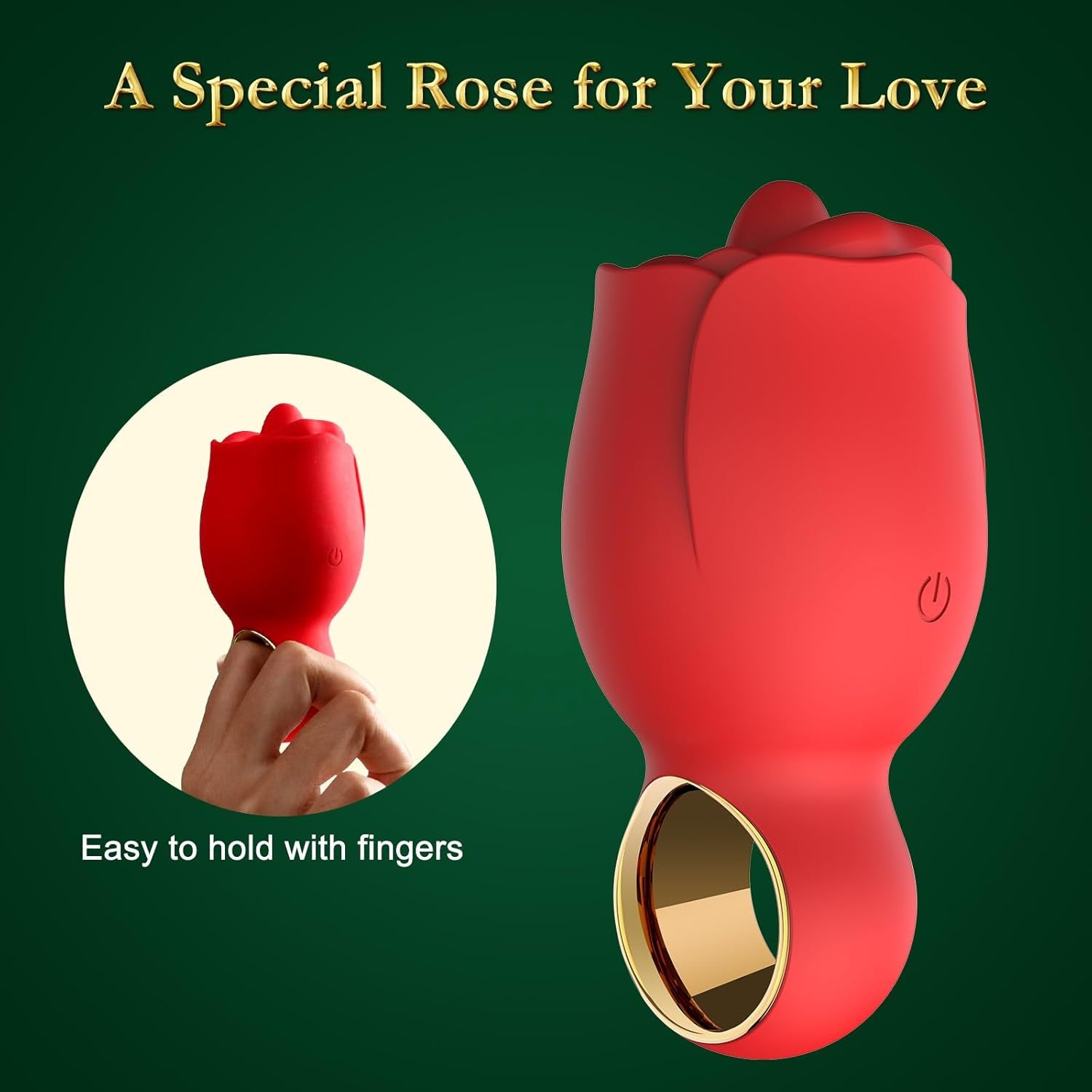 RoseTongue 360° Licking Motion for Nipple & Clit Stimulation - SinfulX - Personal Care > Sexual Wellness > Nipple Stimulator