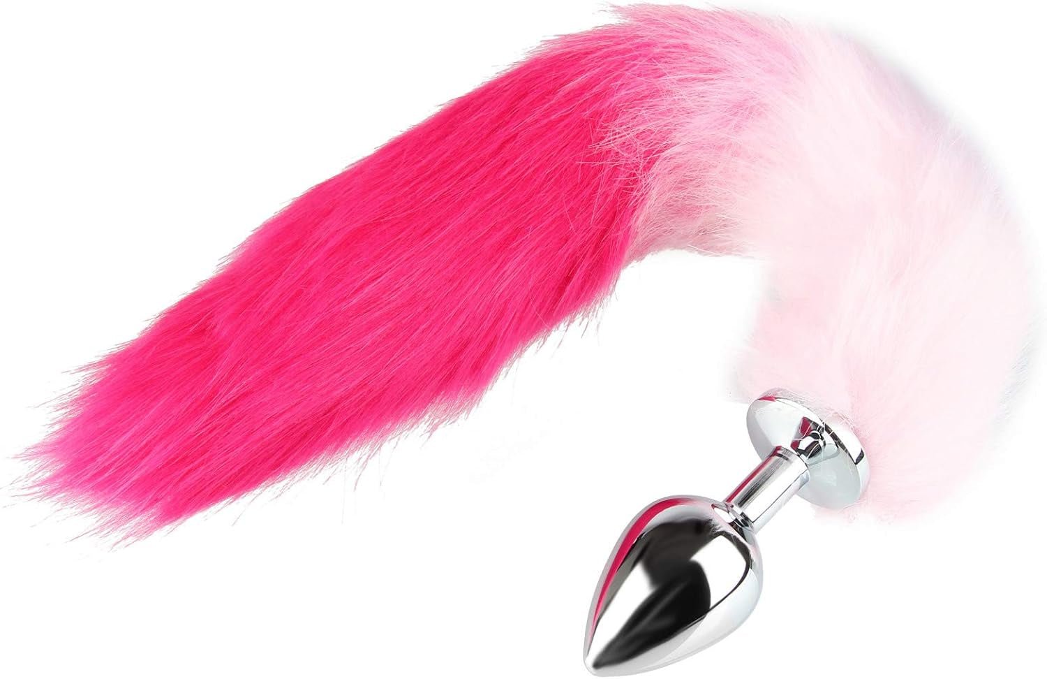 VelvetVixen Fox Tail Butt Plug Pink M - SinfulX - 