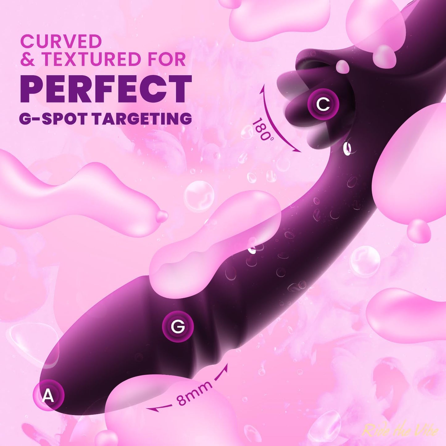 Thrilla Heated Thrusting Rabbit Vibrator for Women - 5-In-1 Automatic G-Spot & Clitoral Licking Stimulator, Rechargeable Silicone Massager with 200 RPM Thrusting & 10 Modes, IPX6 Waterproof