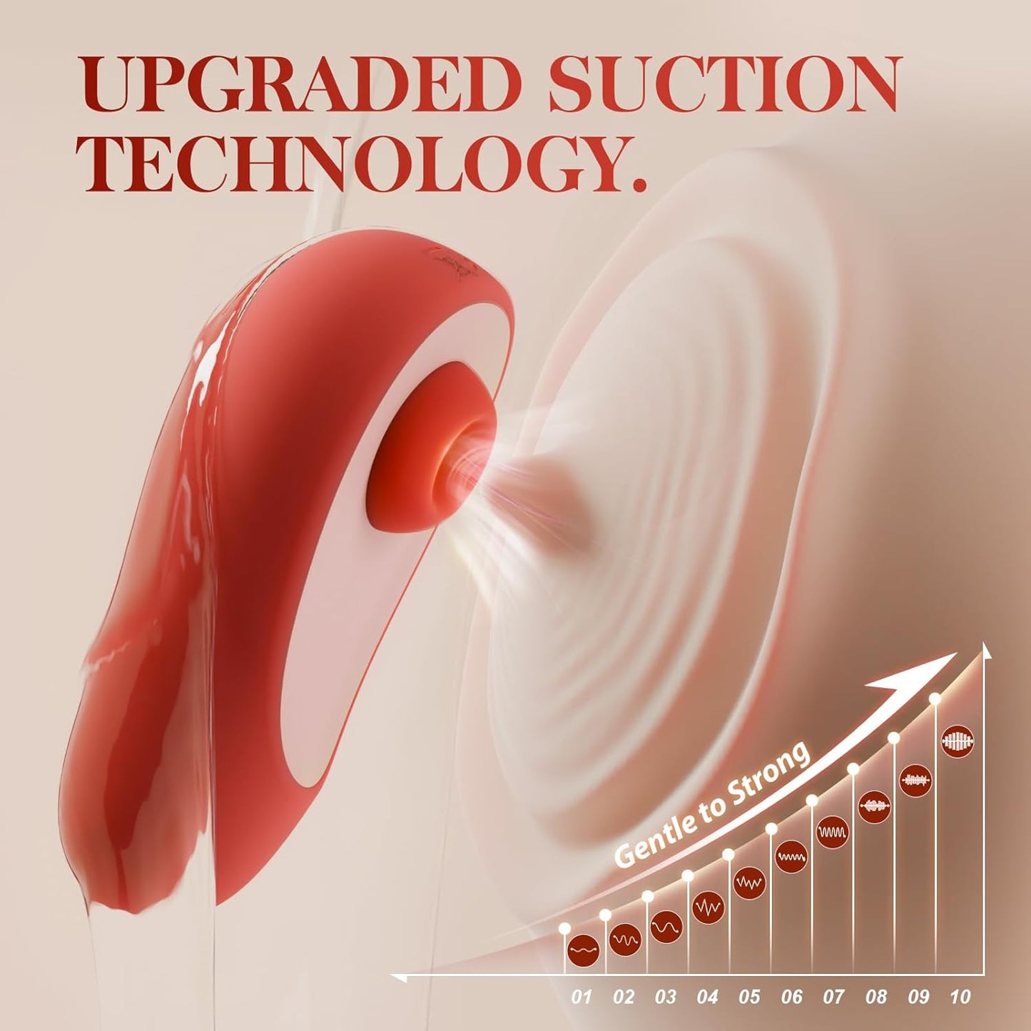 Sucking Vibrator Sex Toys for Women – 7 Sucking Vibrating Modes Clitoral Stimulator, Rechargeable Mini Discreet Adult Toys for Female Couples Men Rose Sex Toy