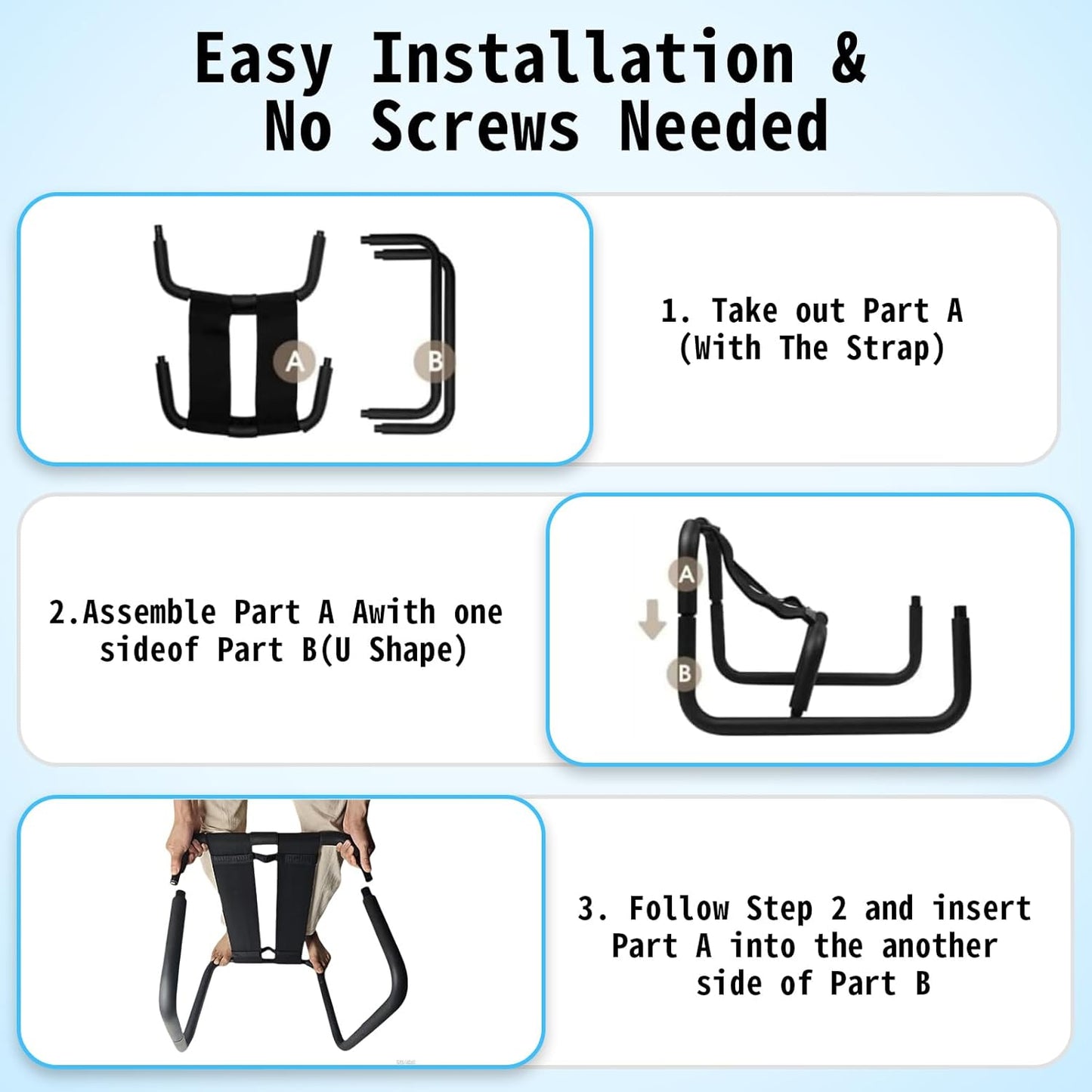 Sex Chair for Couples BDSM Sex Toys, Multifunctional Sex Position Enhancer Chair Adjustable Sex Bench with Bouncing Mount Seat, Weightless Riding Sex Stool Sex Furniture for Bedroom - SinfulX - 