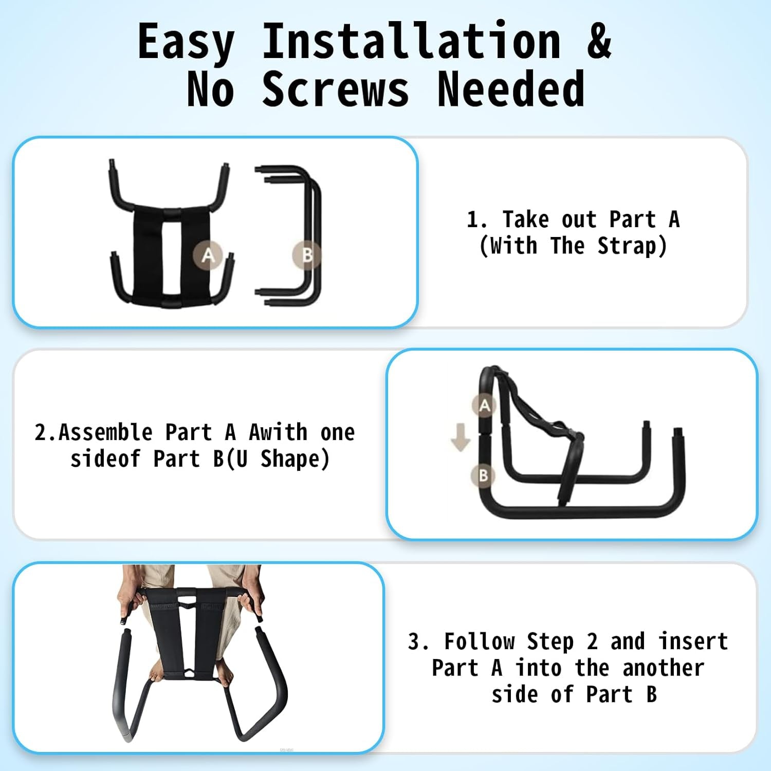 Sex Chair for Couples BDSM Sex Toys, Multifunctional Sex Position Enhancer Chair Adjustable Sex Bench with Bouncing Mount Seat, Weightless Riding Sex Stool Sex Furniture for Bedroom - SinfulX - 