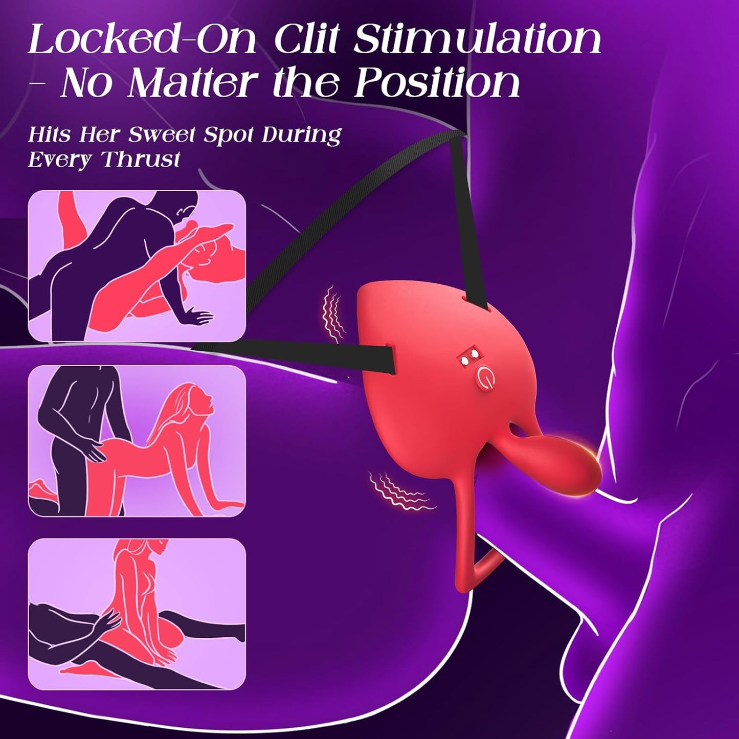PulseCoreXI Cock Ring Clit Stimulator Remote 9 Modes Set - SinfulX - Personal Care > Sexual Wellness > Couples Cock Ring