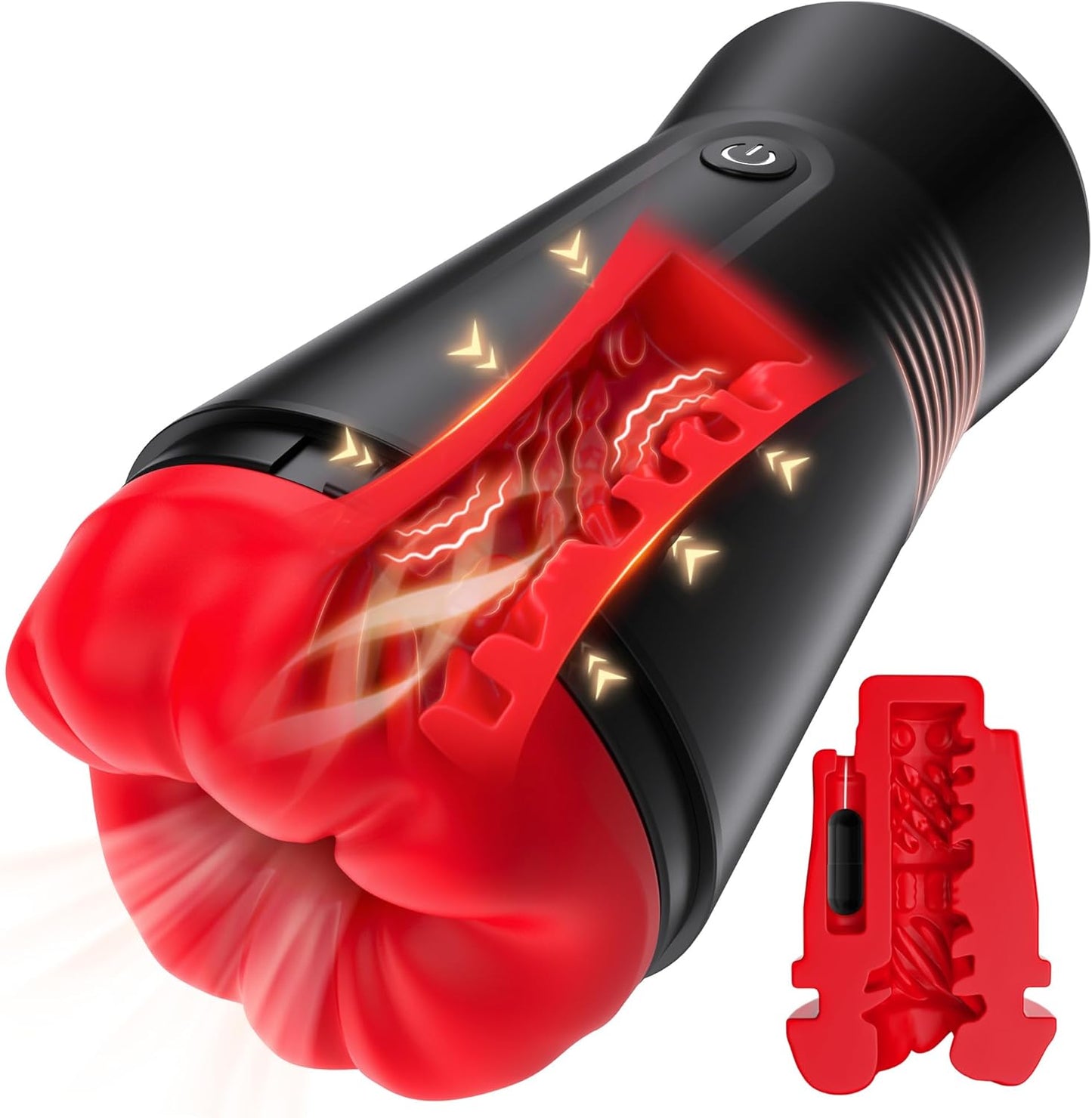 FlexMouth 5 - in - 1 Male Suction Masturbator 9 Vibration Stroker Cup - SinfulX - Personal Care > Sexual Wellness > Male Suction Vibrator