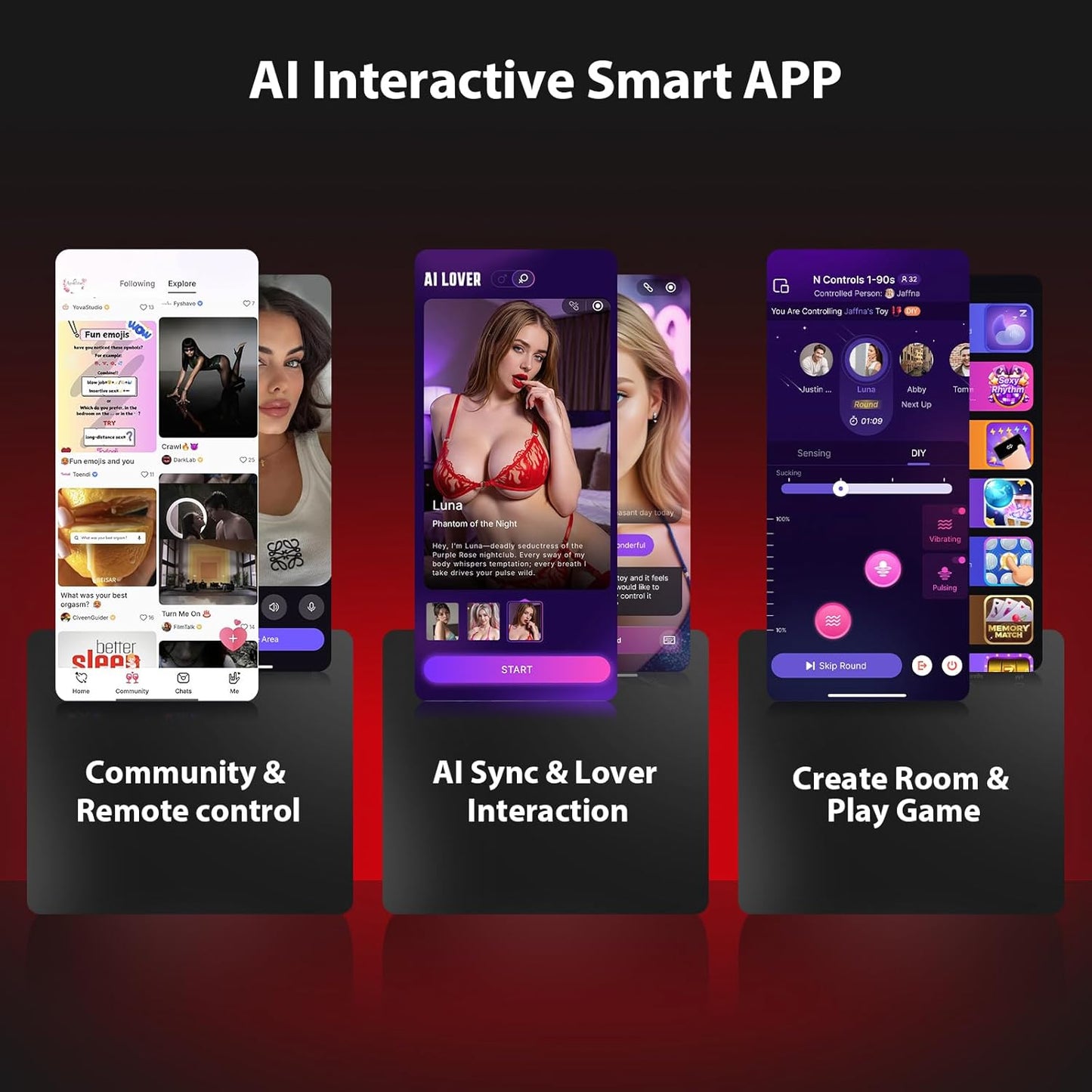 Male Masturbator Penis Pump - Ai - Powered Pocket Pussy Male Sex Toys for Men with 7 Thrusting Rotating Sucking Licking Modes,Waterproof Sex Toys - Pumps & Enlargers with LCD APP Ticklers - SinfulX - 