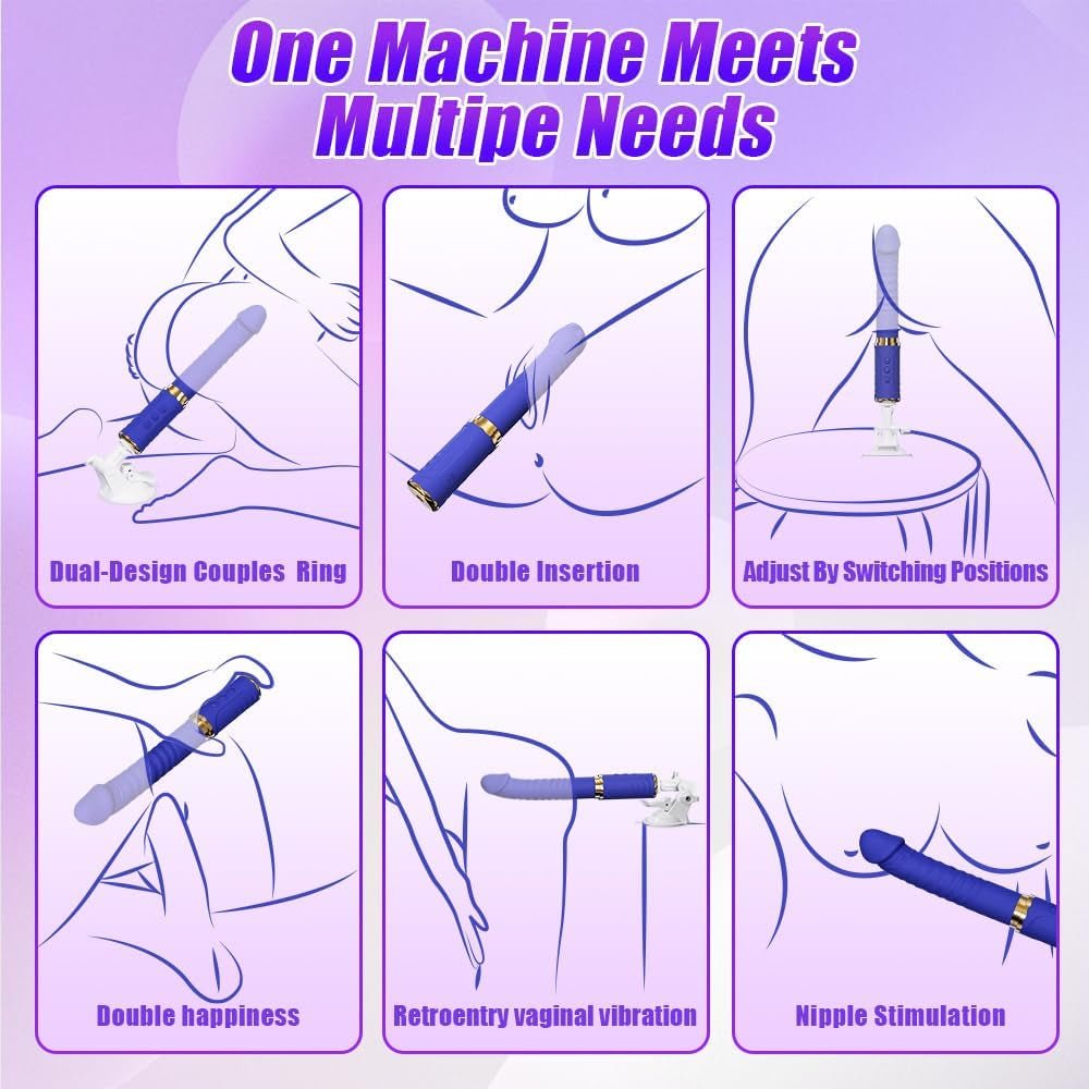 DeepPulse Thrusting Dildo Machine 10 Modes - SinfulX - 
