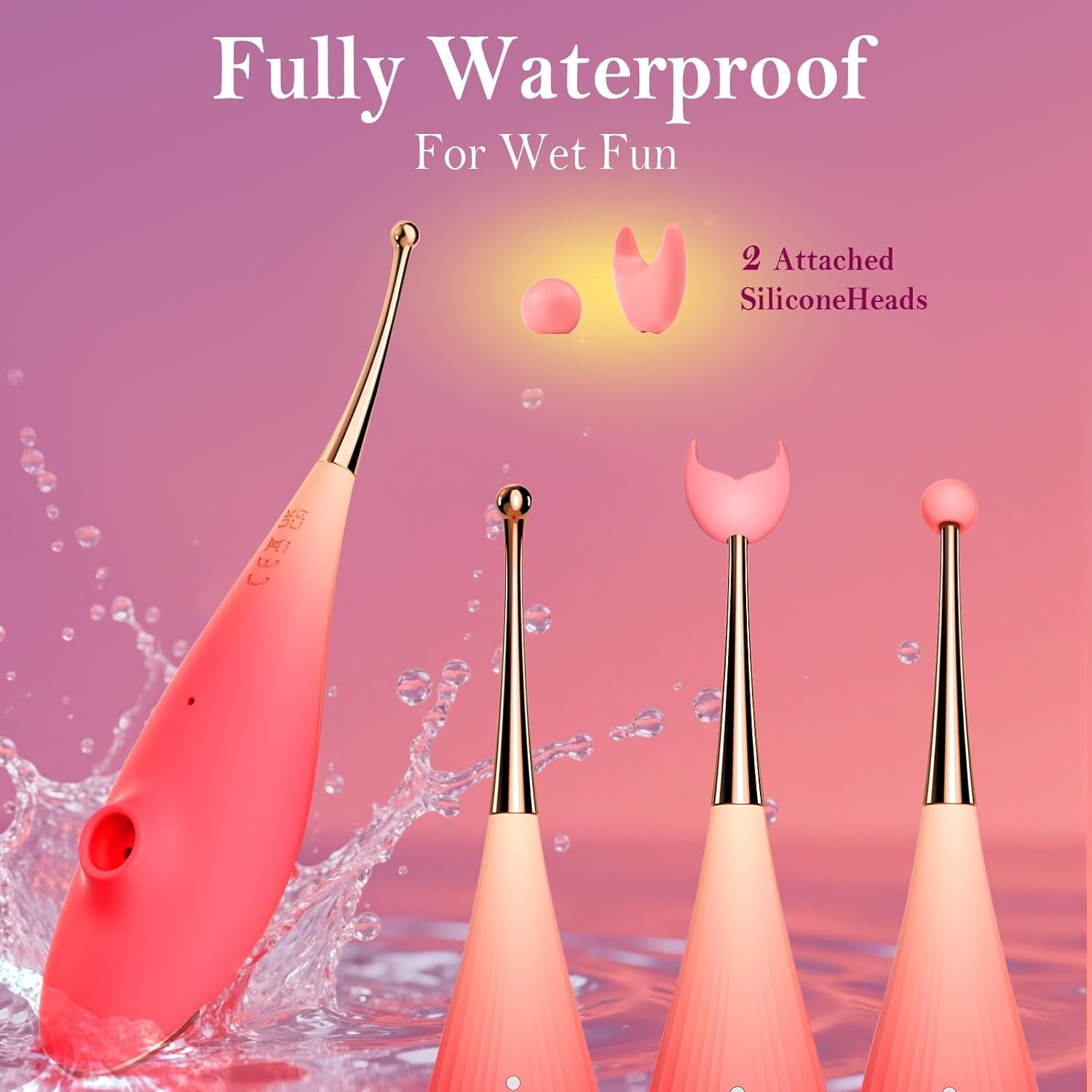 Sex Toy Clitoral Sucking Vibrator - 2 in 1 Clit Sucker G - Spot Vibrators with 7 Suction & Vibration Mode, Female Sex Toys Waterproof Clitoris Nipple Anal Stimulator, Adult Toys & Games for Women Couple - SinfulX - 