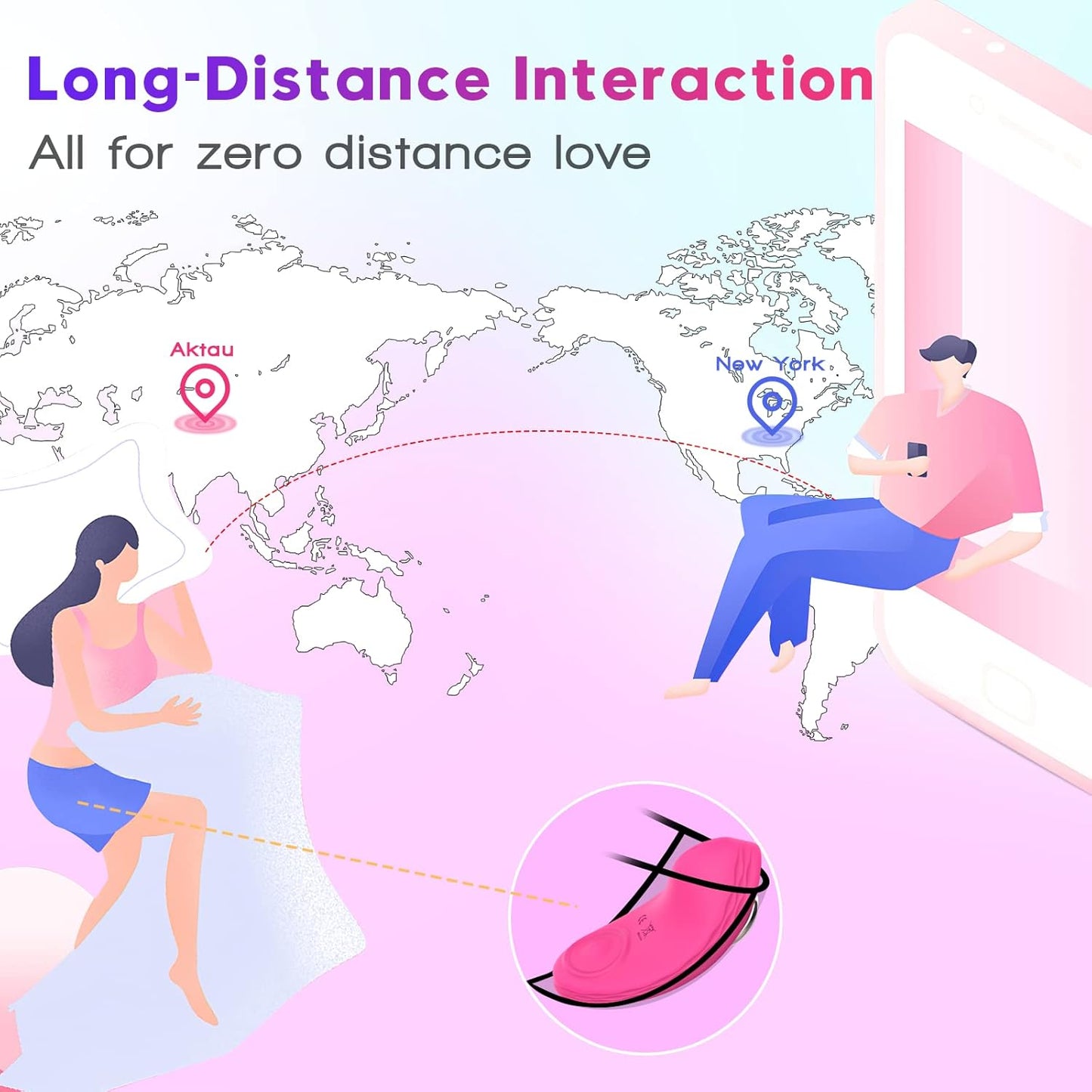 ClipSync APP Magnetic Panty Vibrator 10 Modes - SinfulX - Personal Care > Sexual Wellness > Panty Vibrator
