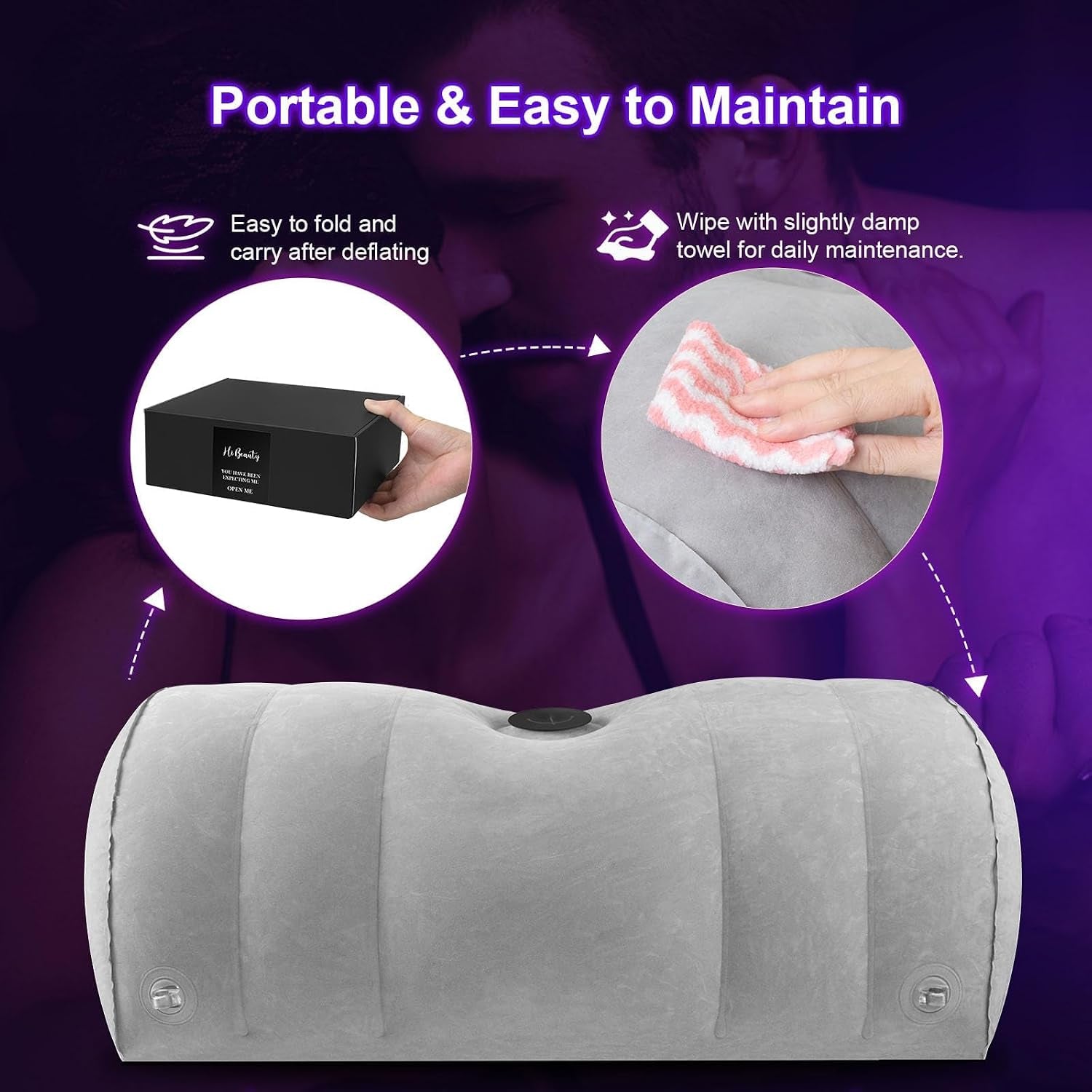 SinSaddle Inflatable Dildo Mount BDSM  Sex Pillow