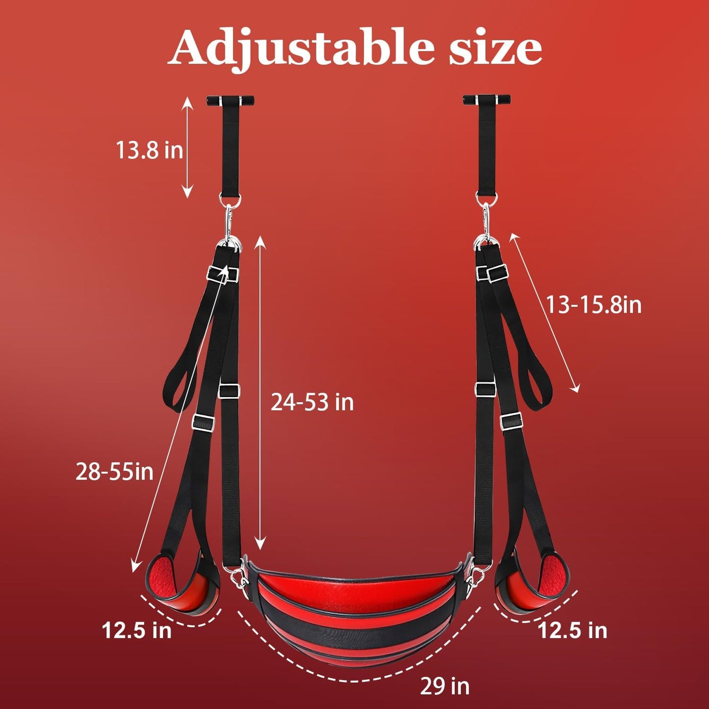 AerialyX 2 - in - 1 Door Sex Swing Large Cushion - SinfulX - Personal Care > Sexual Wellness > Sex Swing